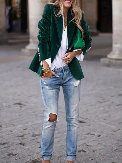 Savannah - Timeless Velvet Blazer