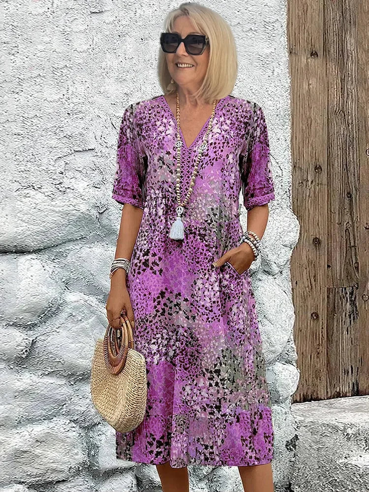Isoldi - Effortless Elegance Midi Dress