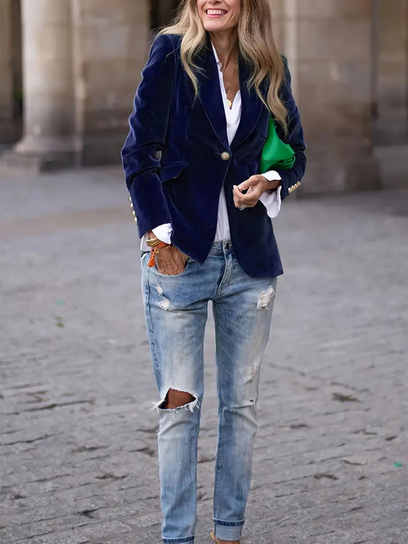 Savannah - Timeless Velvet Blazer
