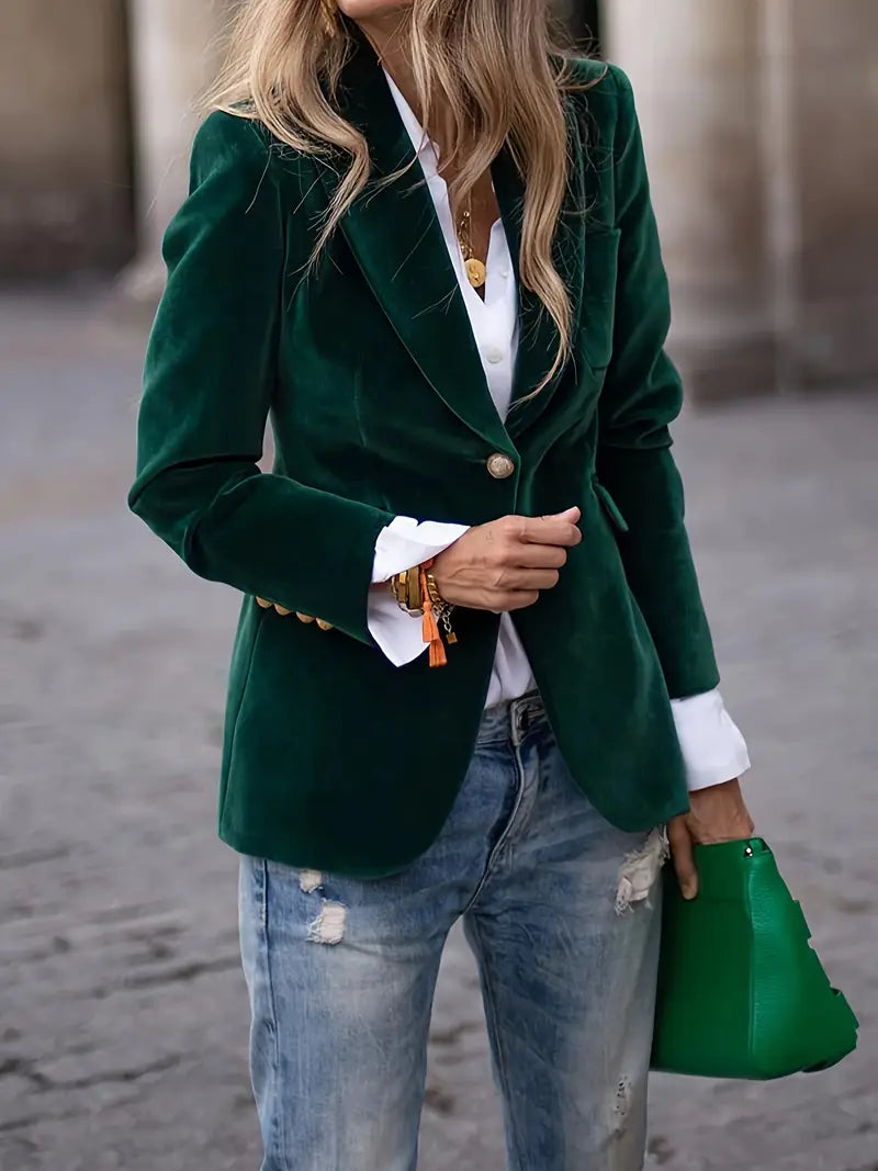 Savannah - Timeless Velvet Blazer