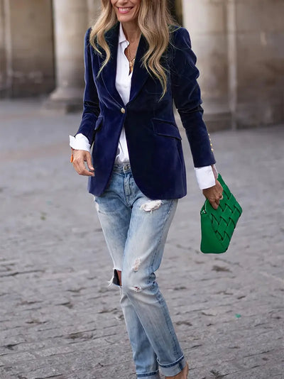Savannah - Timeless Velvet Blazer