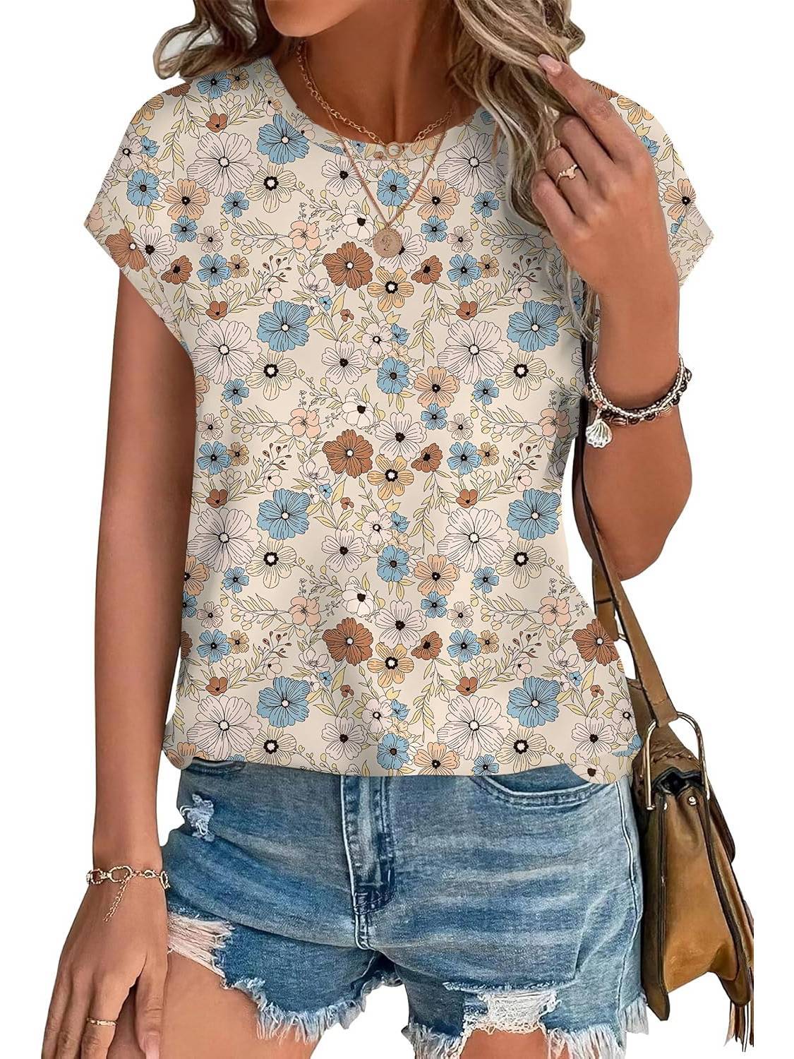 Necie - Effortless Floral Blouse