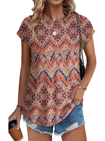 Necie - Effortless Floral Blouse