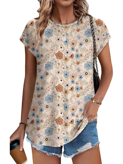 Necie - Effortless Floral Blouse