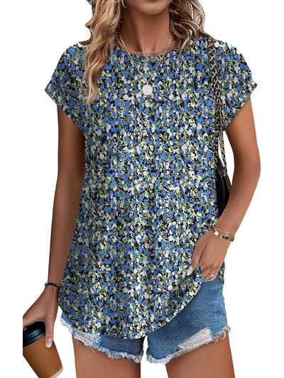 Necie - Effortless Floral Blouse