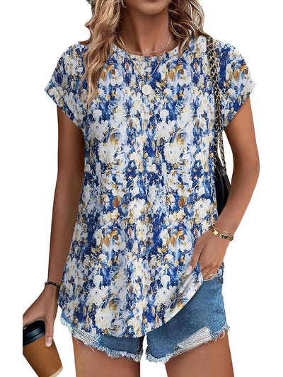 Necie - Effortless Floral Blouse