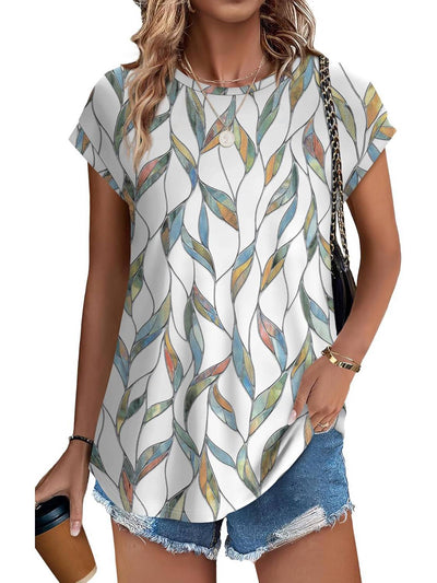 Necie - Effortless Floral Blouse