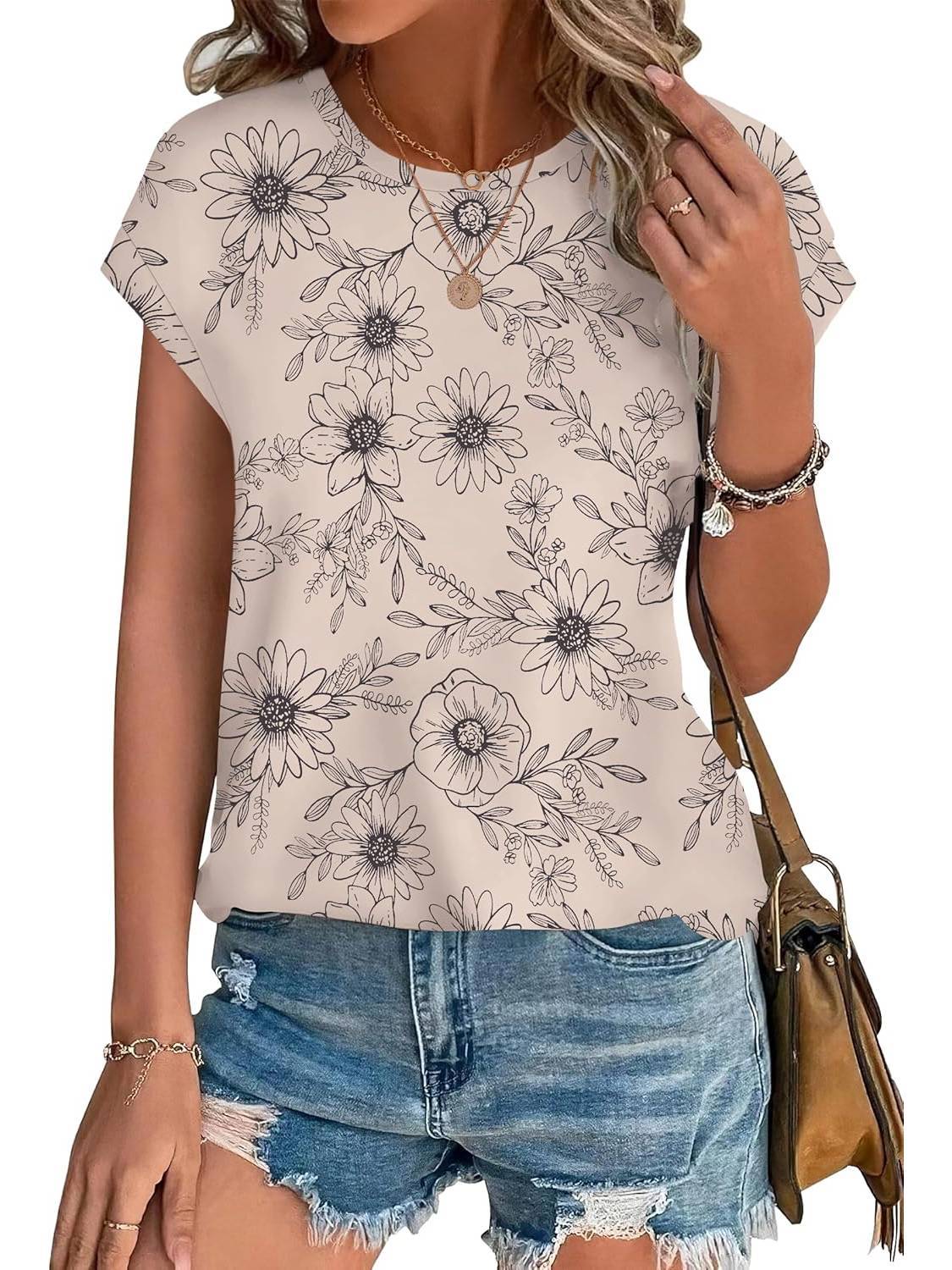 Necie - Effortless Floral Blouse