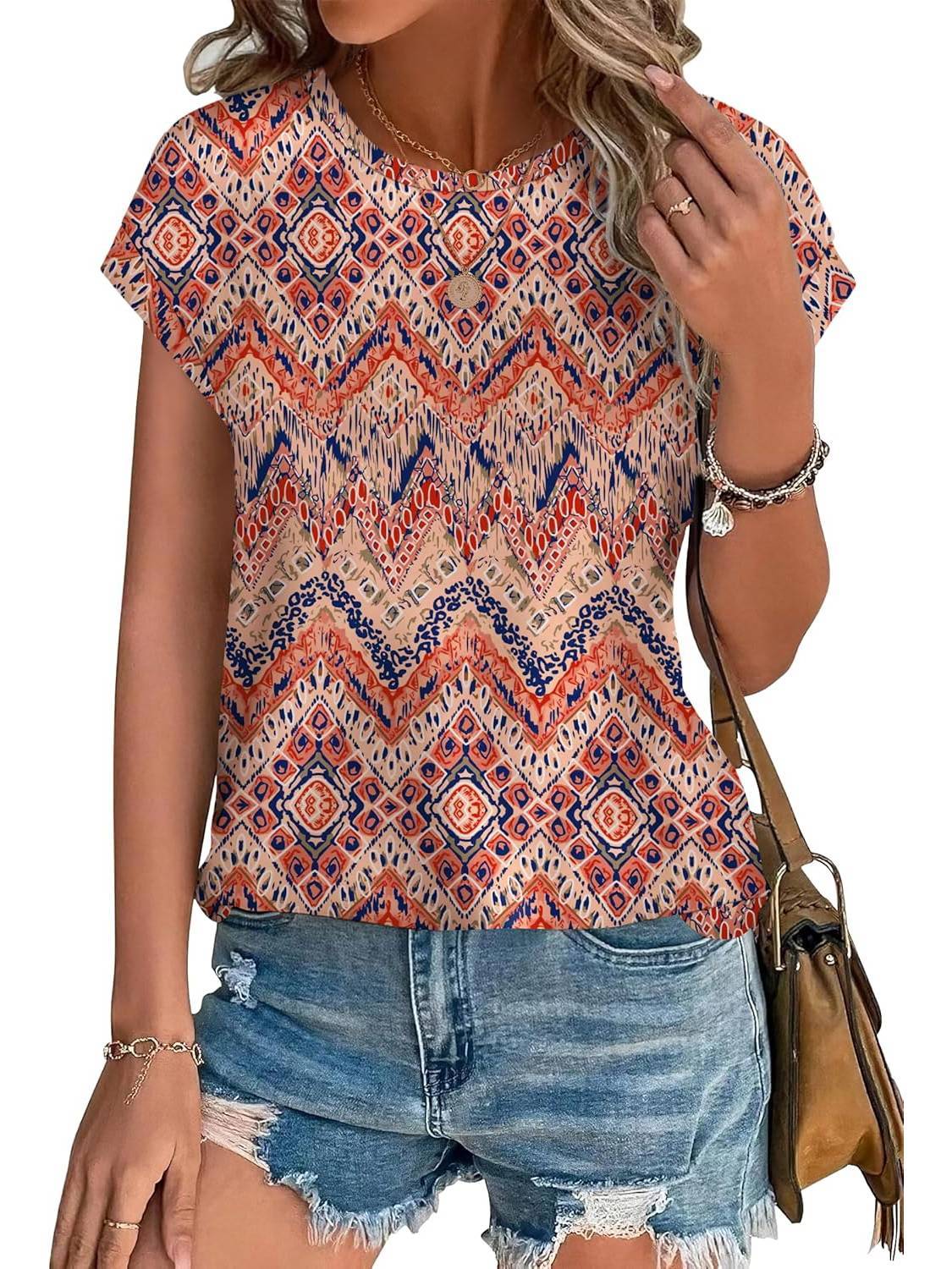 Necie - Effortless Floral Blouse
