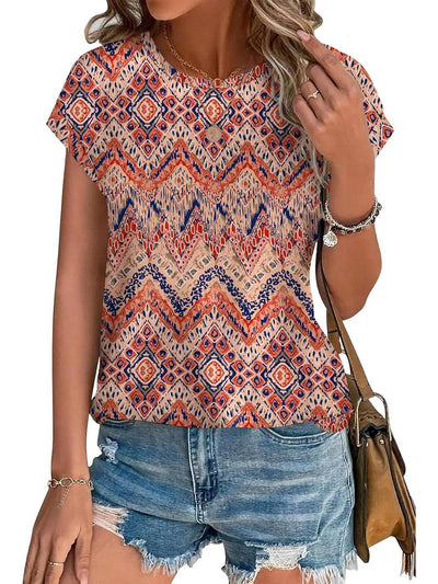 Necie - Effortless Floral Blouse