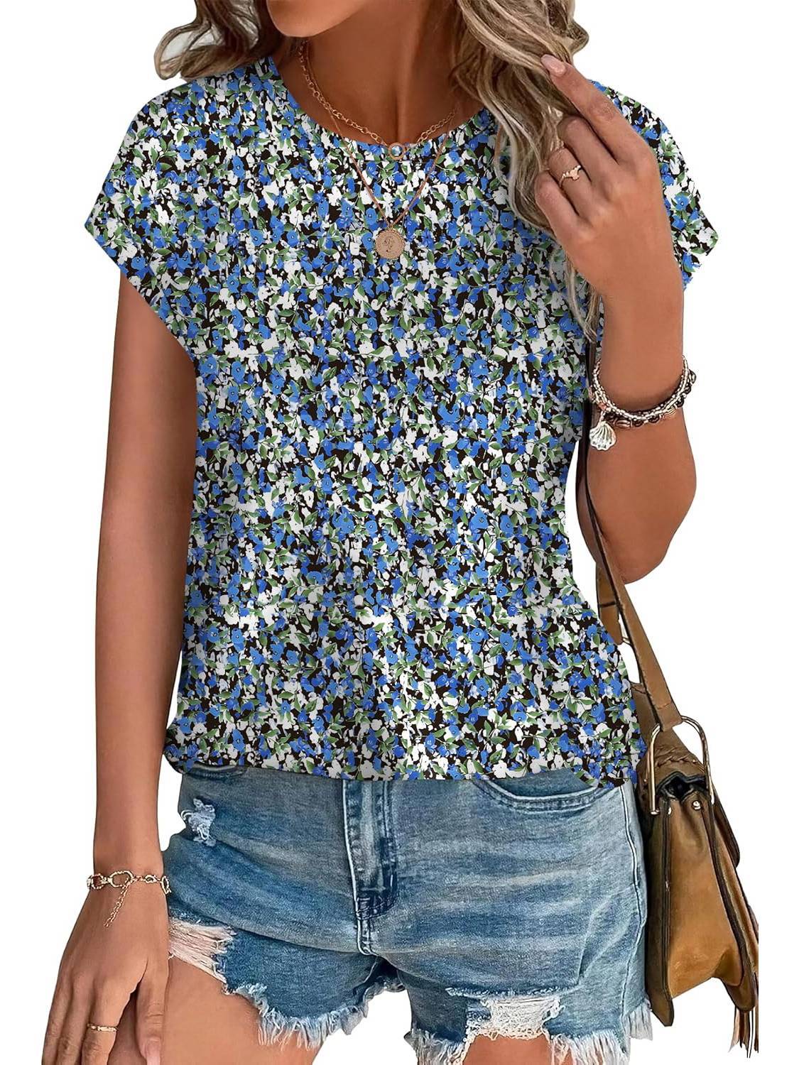 Necie - Effortless Floral Blouse