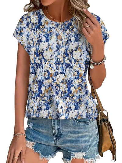 Necie - Effortless Floral Blouse