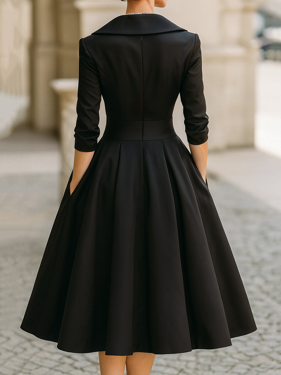 Dona - Elegant Midi Dress