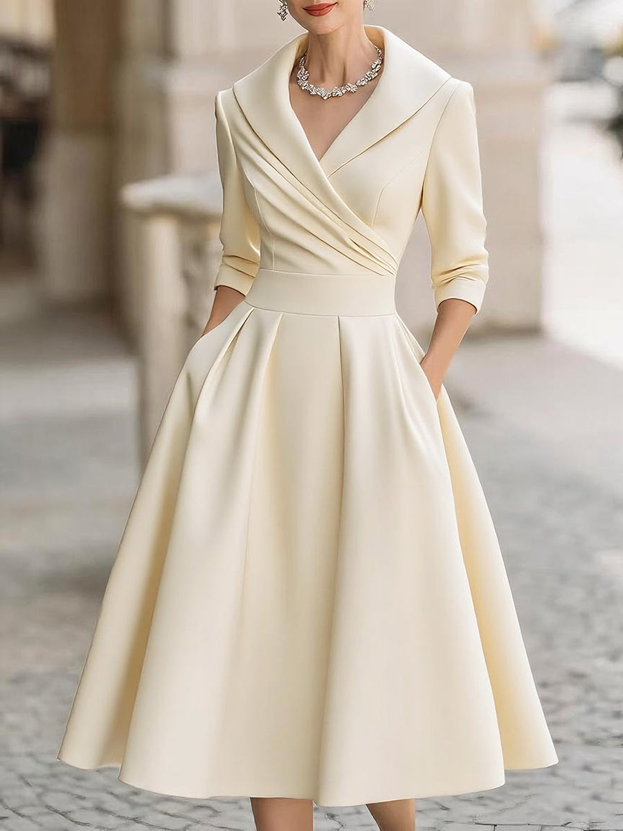 Dona - Elegant Midi Dress