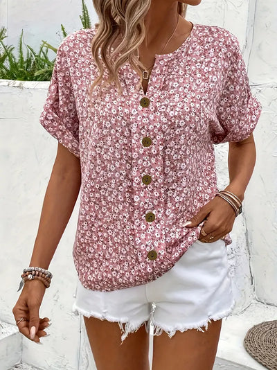 Verna - Elegant Floral Blouse