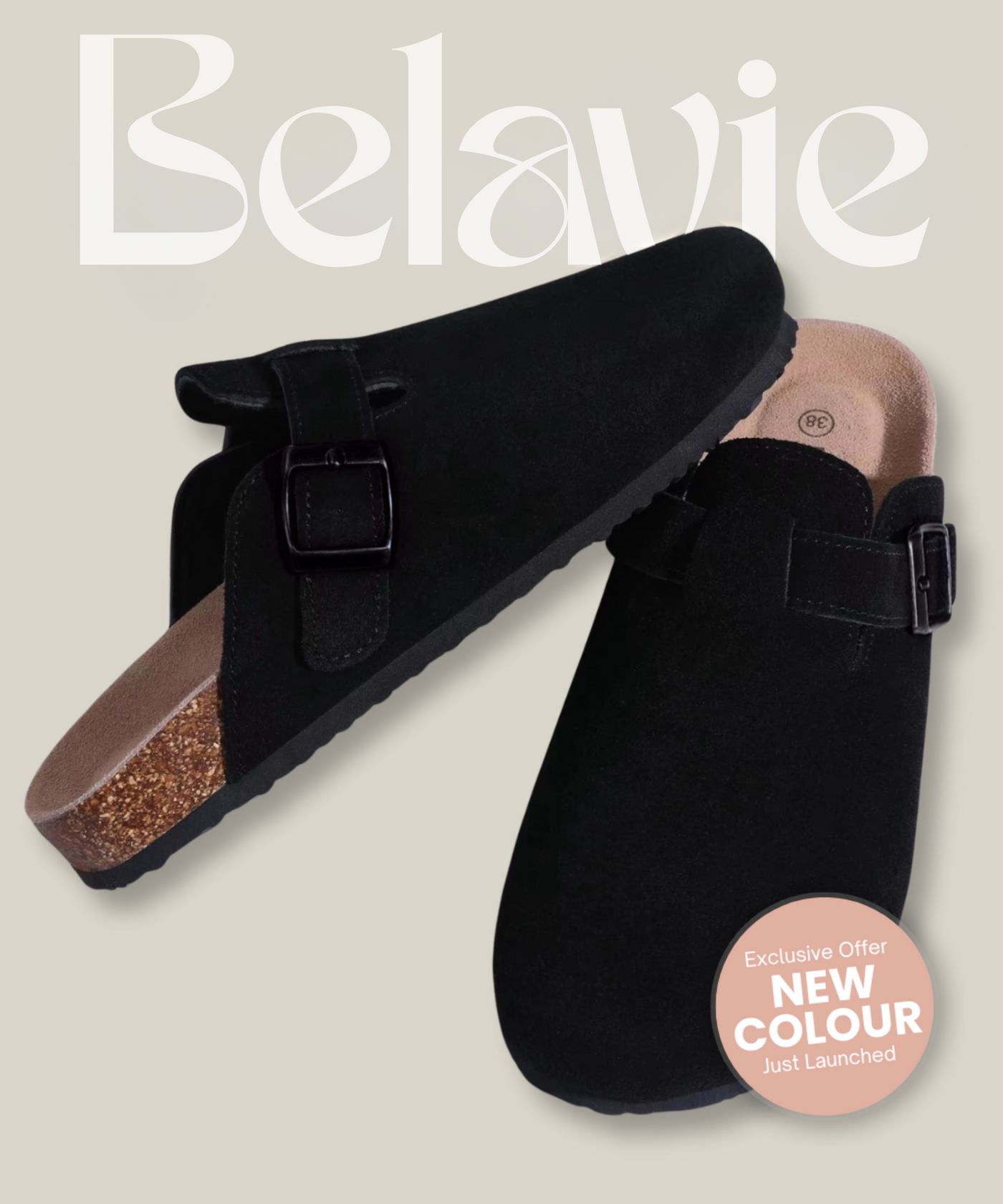 Belavie - Premium Suede Clogs