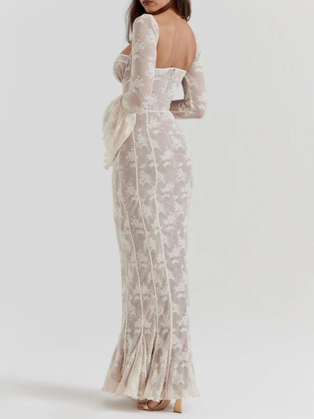 Delilah - Romantic Lace Maxi Dress