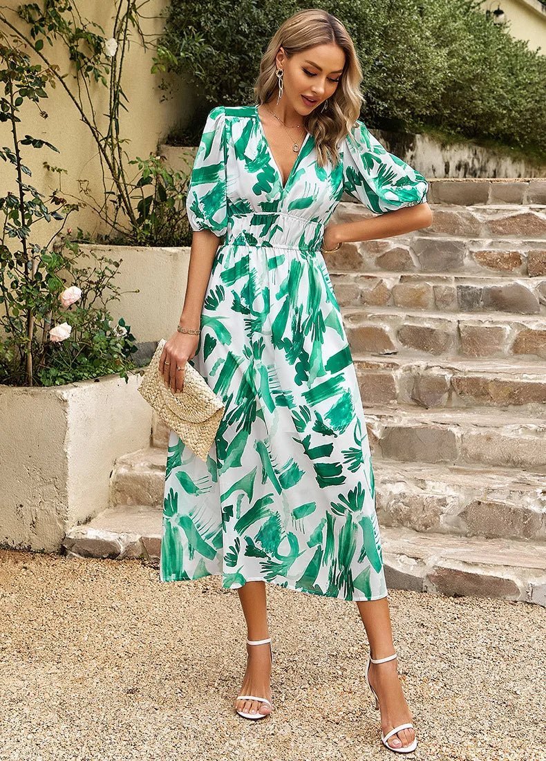 Allison - Timeless Floral Midi Dress