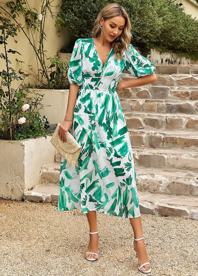 Allison - Timeless Floral Midi Dress