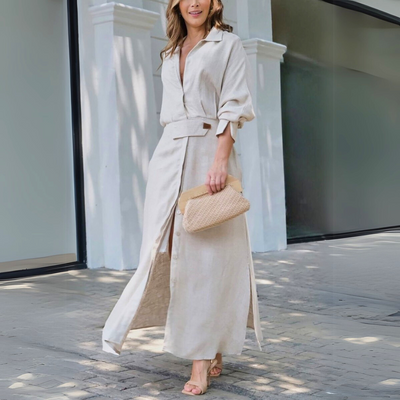 Jeanette - Elegant Summer Maxi Dress