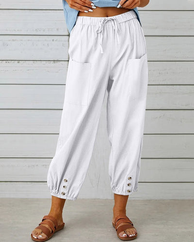 Neve - Chic High-Waist Trousers