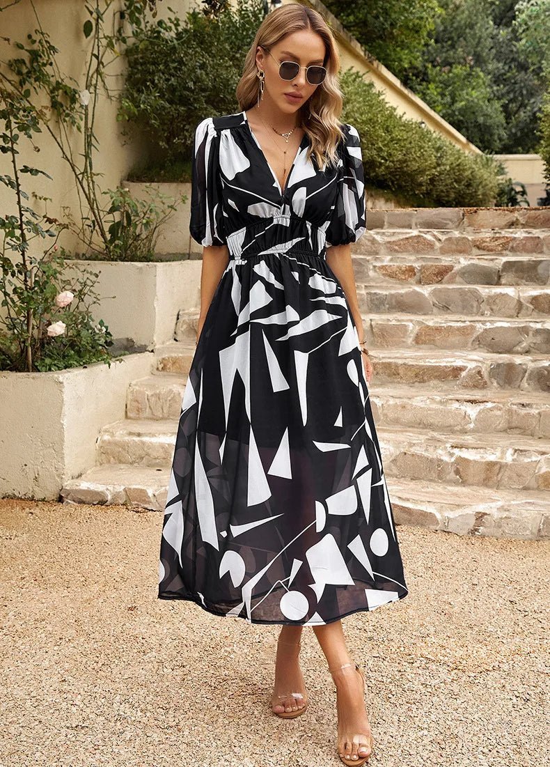 Allison - Timeless Floral Midi Dress