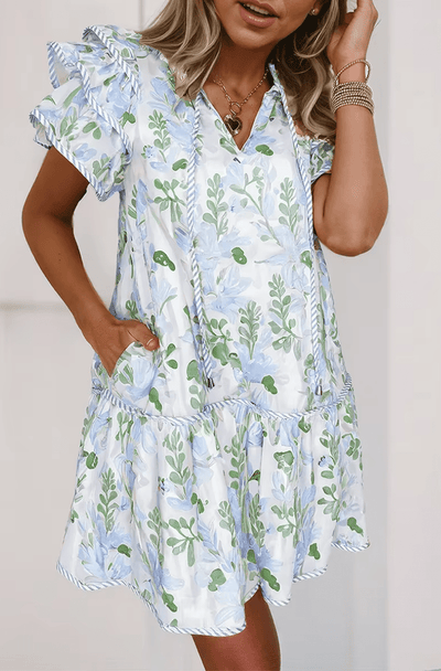 Aura - Feminine Floral Mini Dress