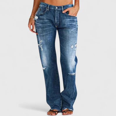 Lianette - Comfortable Wide-Leg Jeans