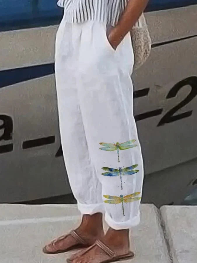 Meryl - Whimsical Dragonfly Pants