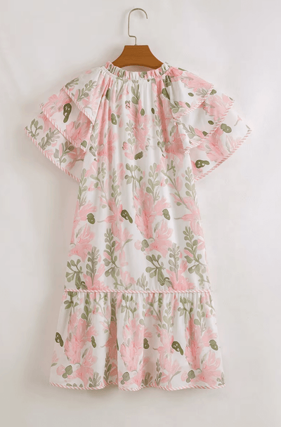 Aura - Feminine Floral Mini Dress