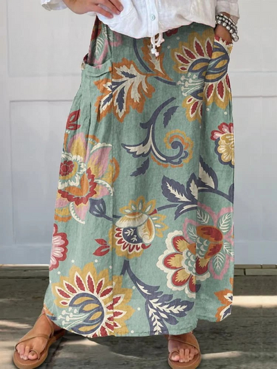 Meadow - Breezy Floral Skirt