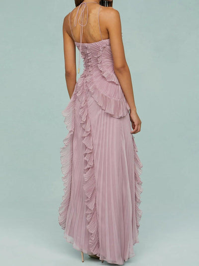 Siena - Asymmetric Pleated Dress