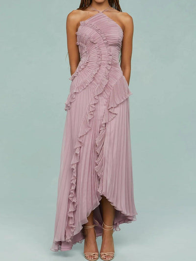 Siena - Asymmetric Pleated Dress