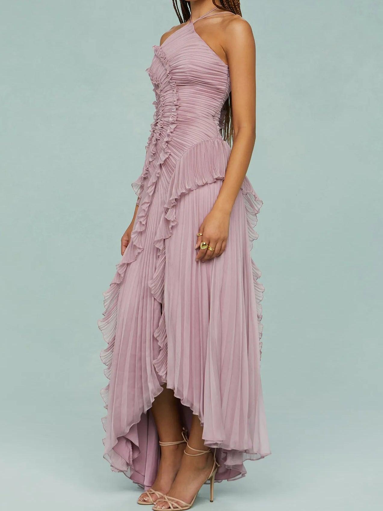 Siena - Asymmetric Pleated Dress
