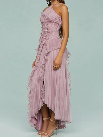 Siena - Asymmetric Pleated Dress