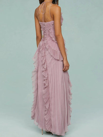 Siena - Asymmetric Pleated Dress