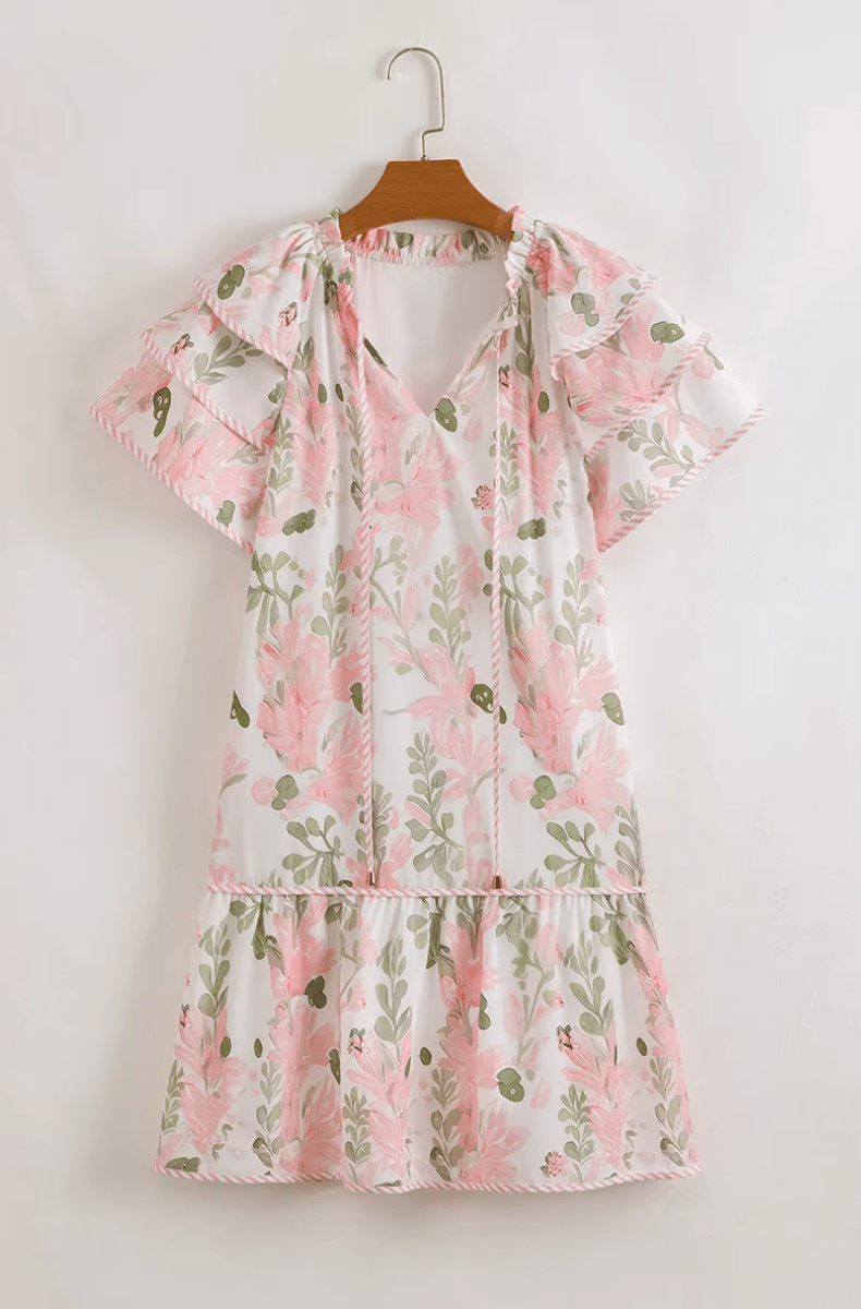 Aura - Feminine Floral Mini Dress