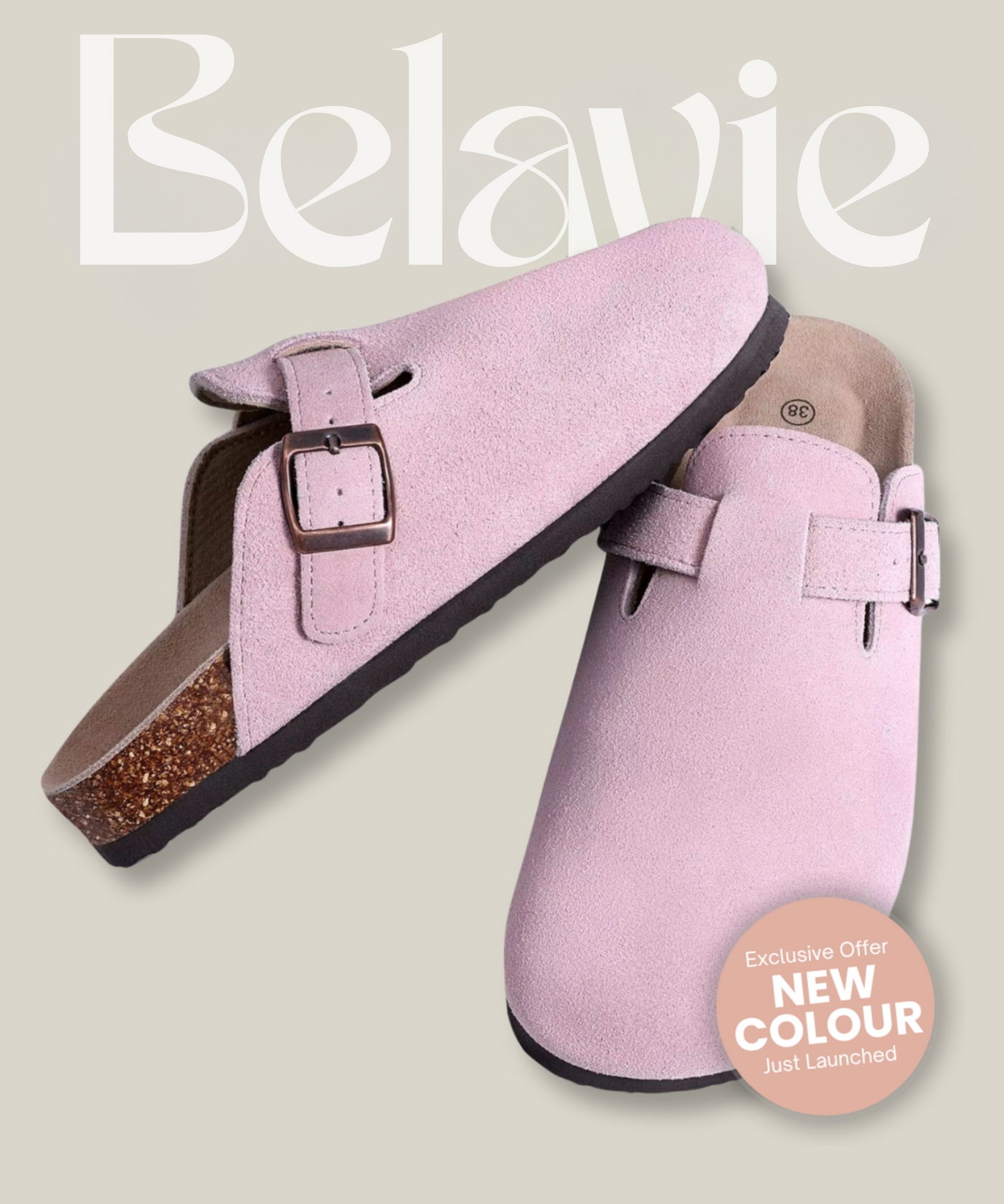 Belavie - Premium Suede Clogs