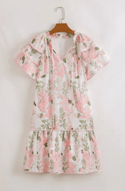 Aura - Feminine Floral Mini Dress