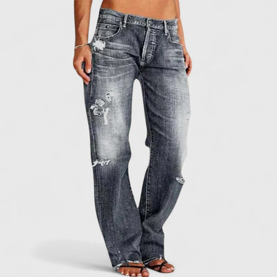 Lianette - Comfortable Wide-Leg Jeans