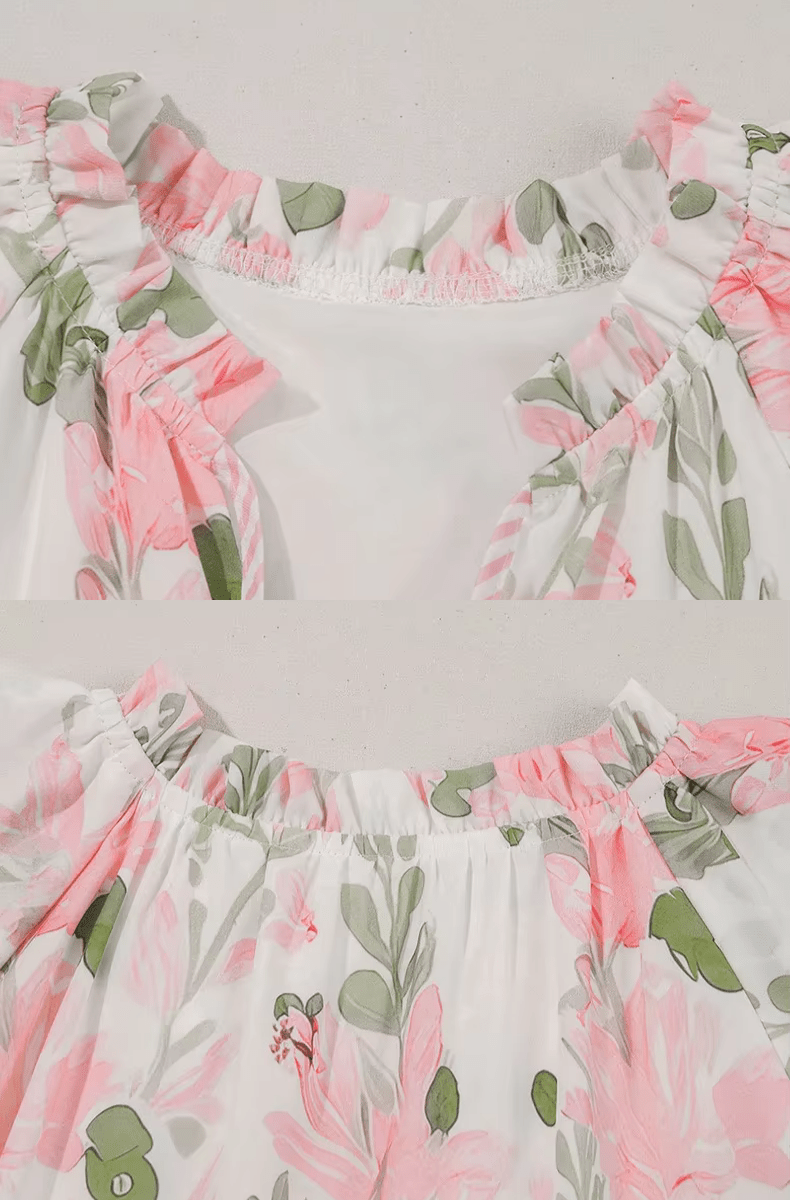 Aura - Feminine Floral Mini Dress