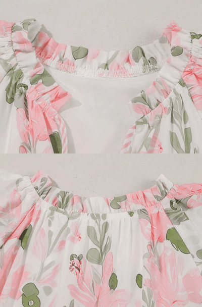 Aura - Feminine Floral Mini Dress