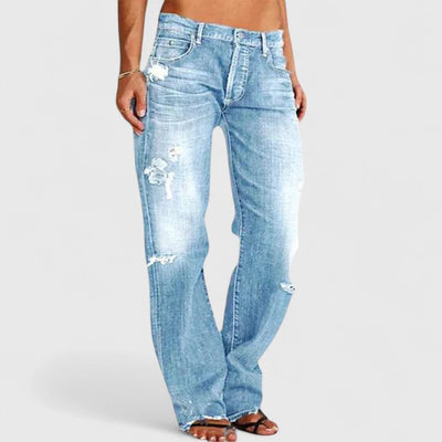 Lianette - Comfortable Wide-Leg Jeans
