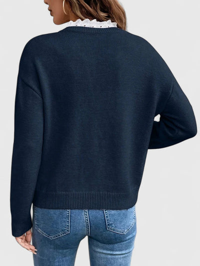 Zary - Timeless Lace Sweater