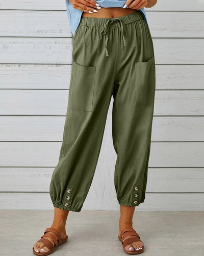 Neve - Chic High-Waist Trousers