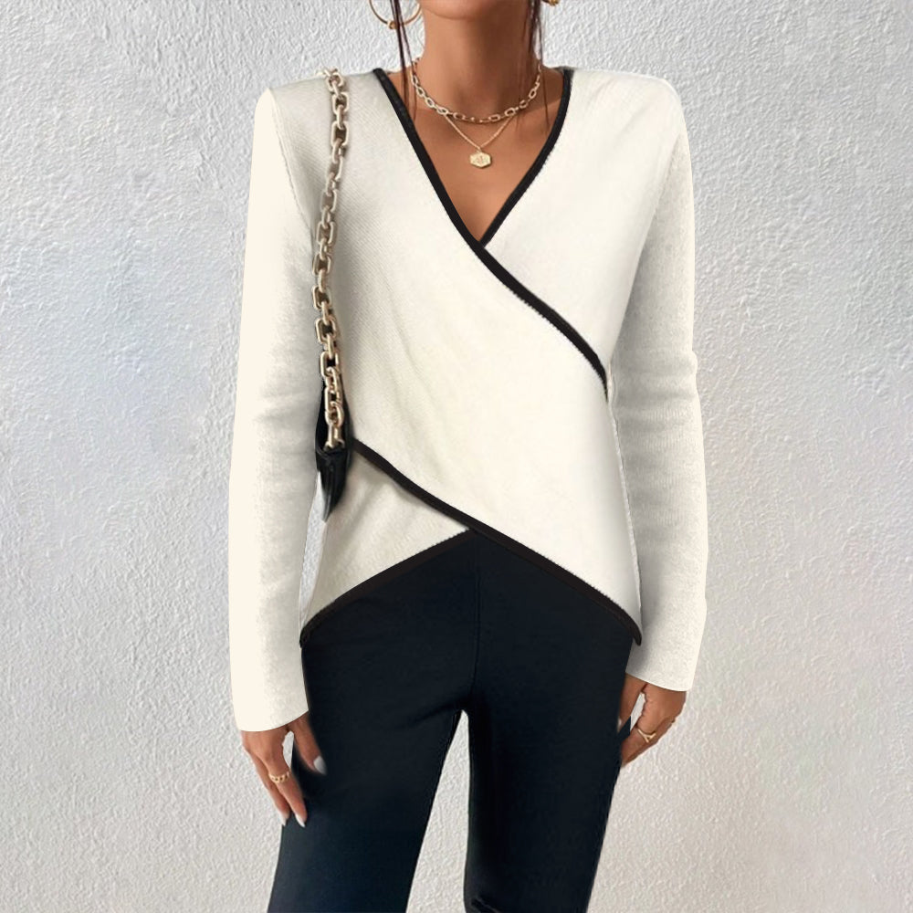 Dion - Flattering V-Neck Sweater