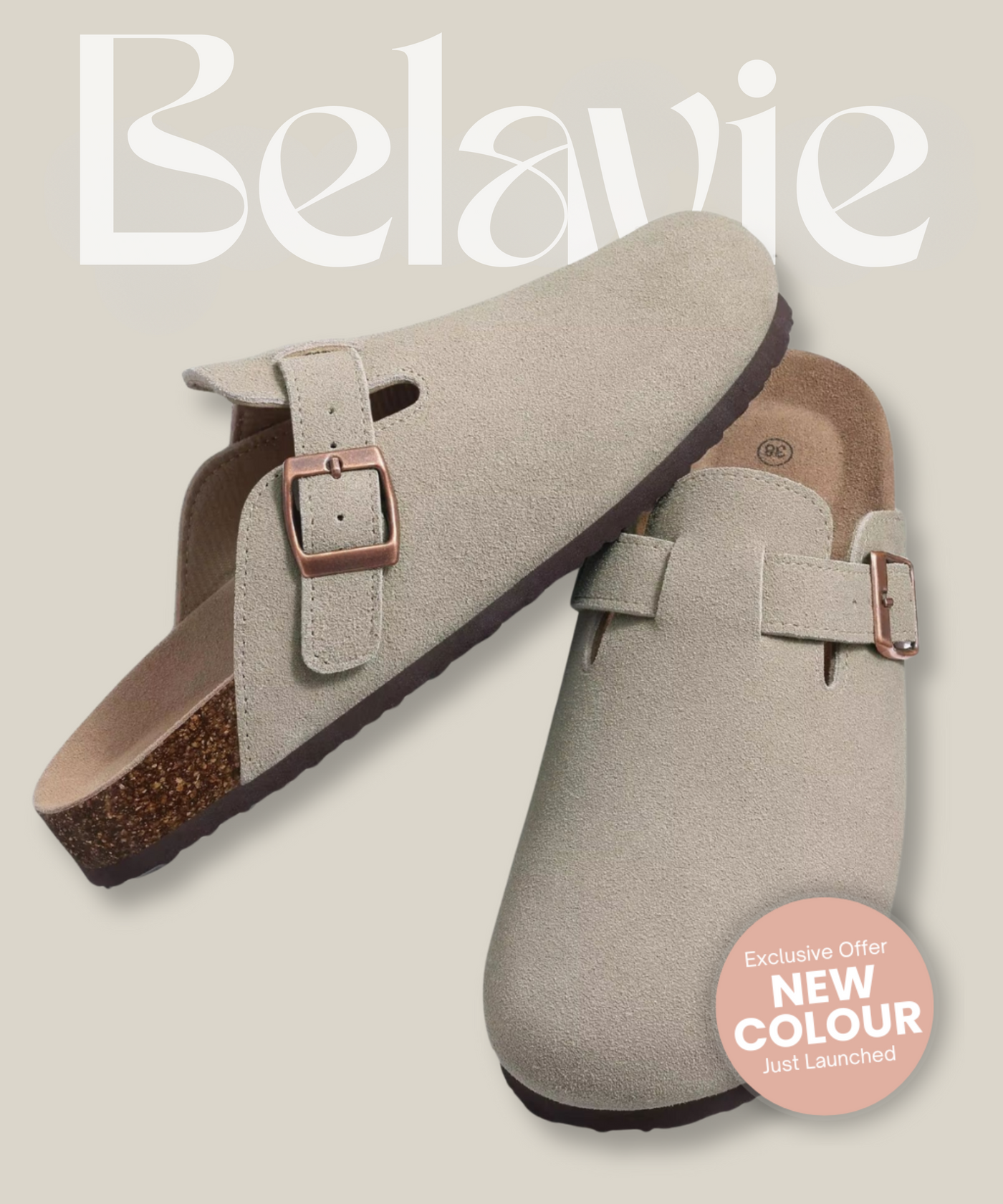 Belavie - Premium Suede Clogs