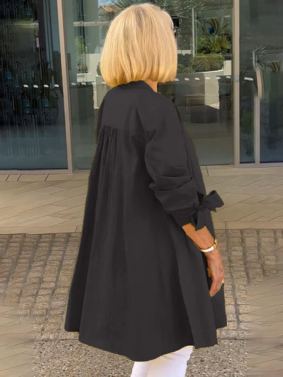 Ellaria - Whimsical Cotton Shirt Jacket