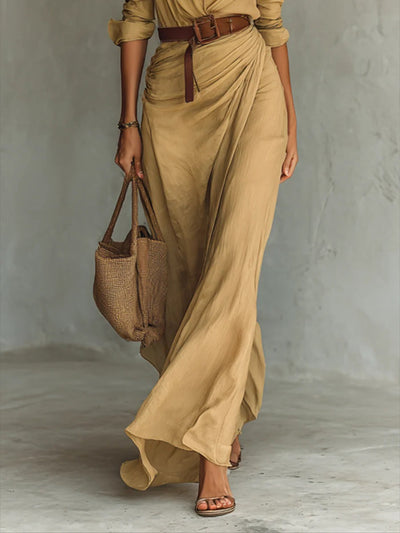 Siena - Elegant Belted Dress