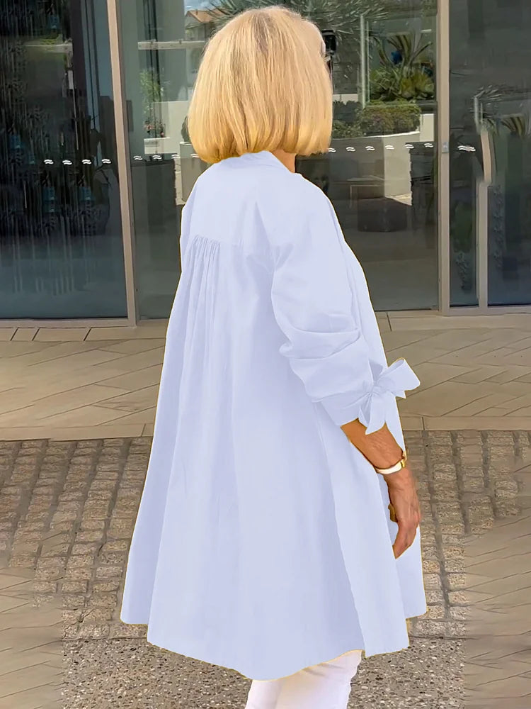Ellaria - Whimsical Cotton Shirt Jacket